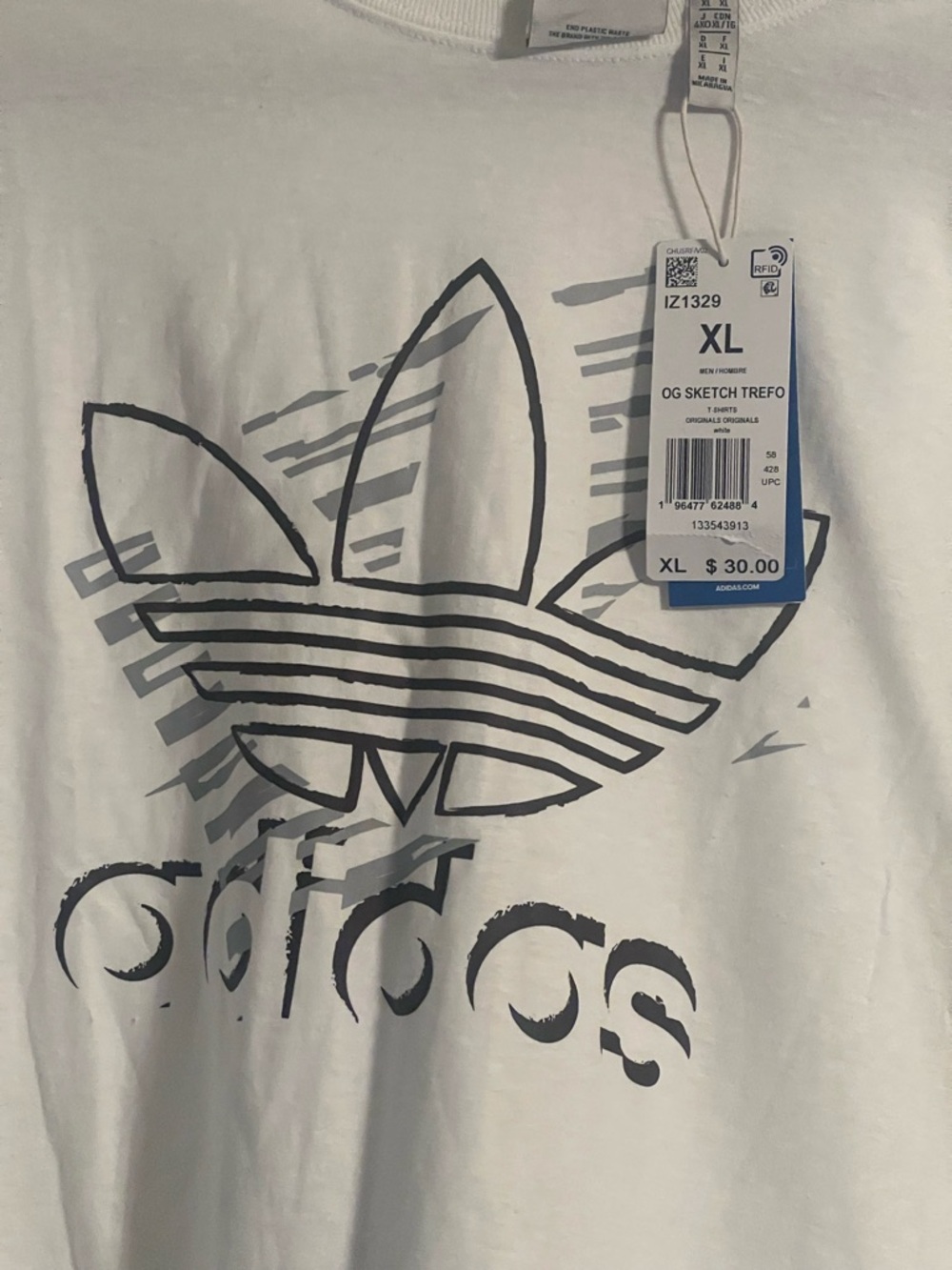 NWT $30 Adidas Originals t shirt sz x large